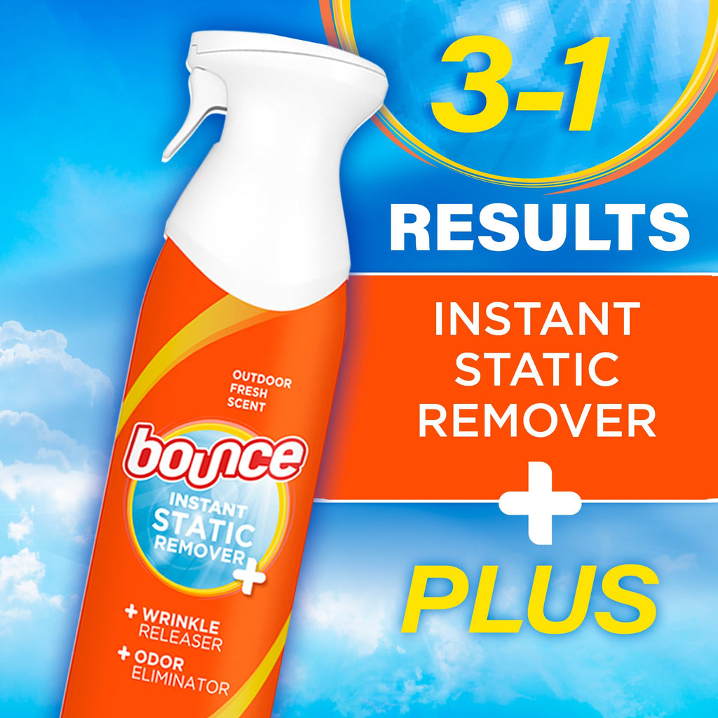 Anti Static Spray, 3 in 1 Wrinkle Release Fabric Refresher Spray 9.7 Fl Oz D96052