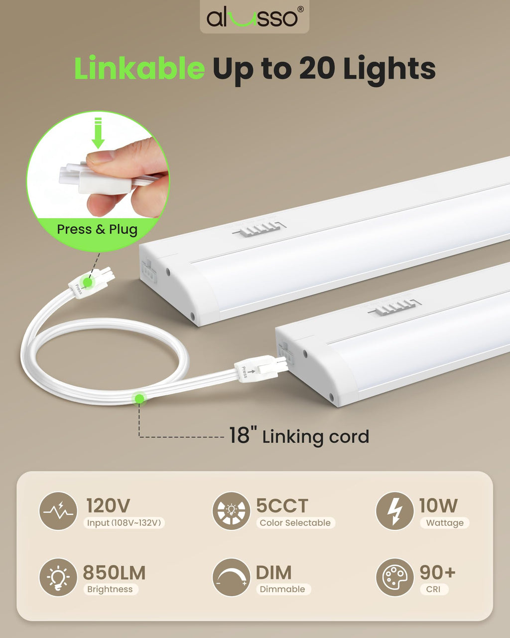 120V 18 Inch Under Cabinet Lighting X23634