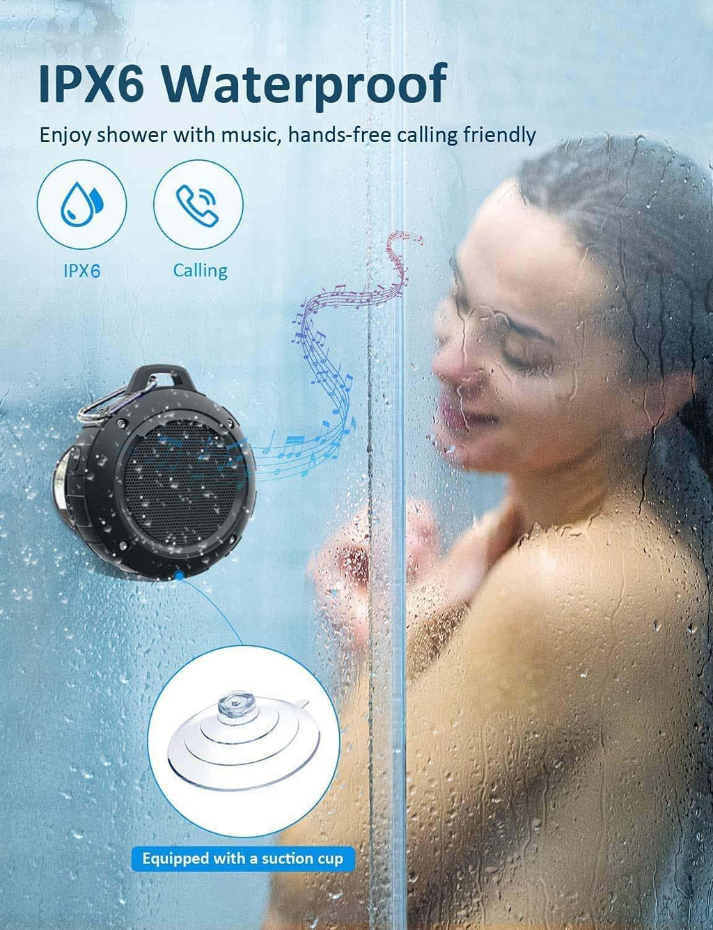 Waterproof Bluetooth Portable Mini Speaker with Subwoofer W688