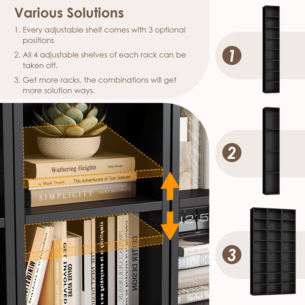 8-Tier Narrow Bookshelf Q91229