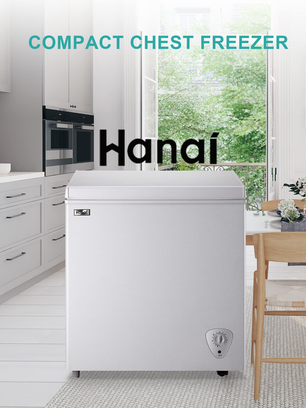 White 5.0 Cu.Ft Chest Freezer Y61858
