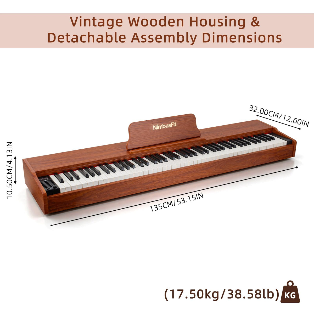 88 Keys Hammer Weighted Digital Piano Q2793