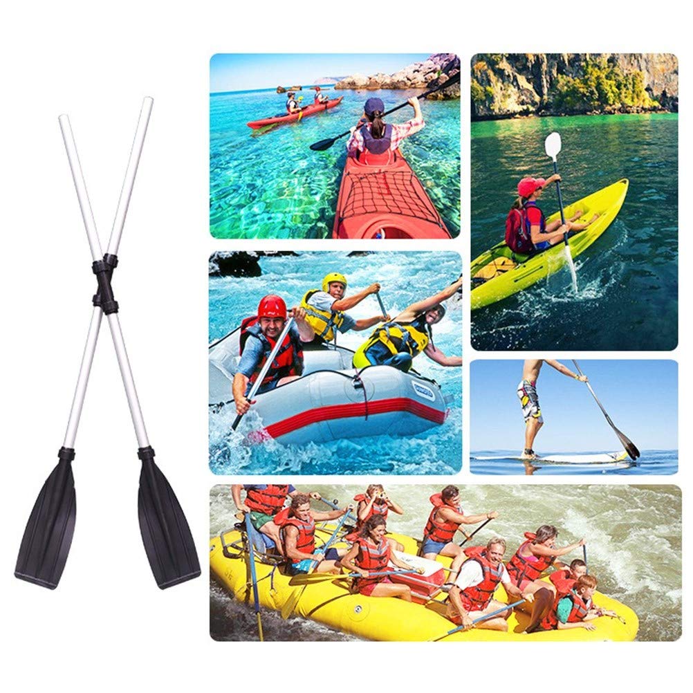 Aluminum Alloy Paddle, 2 Pack Adjustable Kayak Oars Q750848