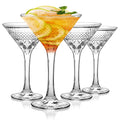 Martini Glasses Set of 4, 6oz Crystal Cocktail Glasses B5348