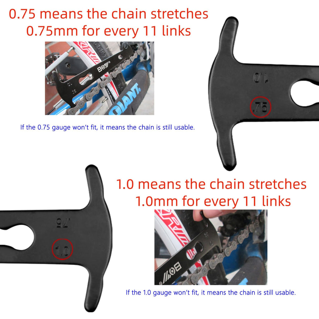 Bike Chain Breaker Tool Set Chain Checker 1-12 Speed K86611