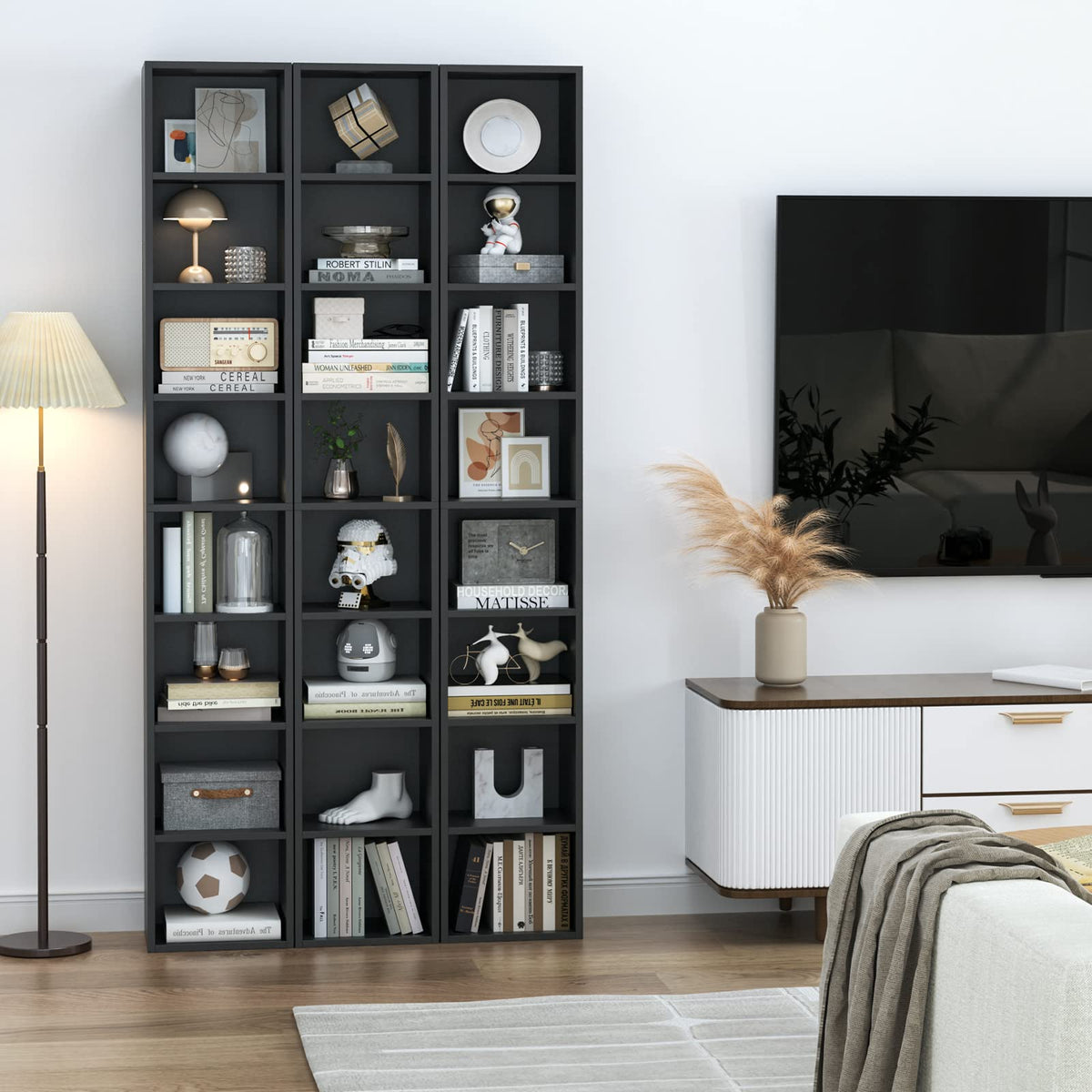 8-Tier Narrow Bookshelf Q91229