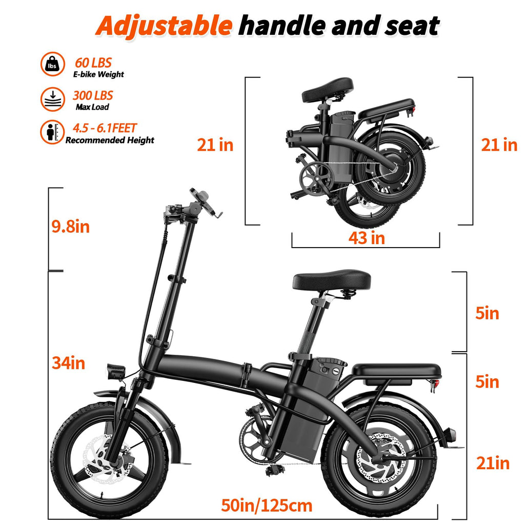 Foldable 500W Electric Bike C2089