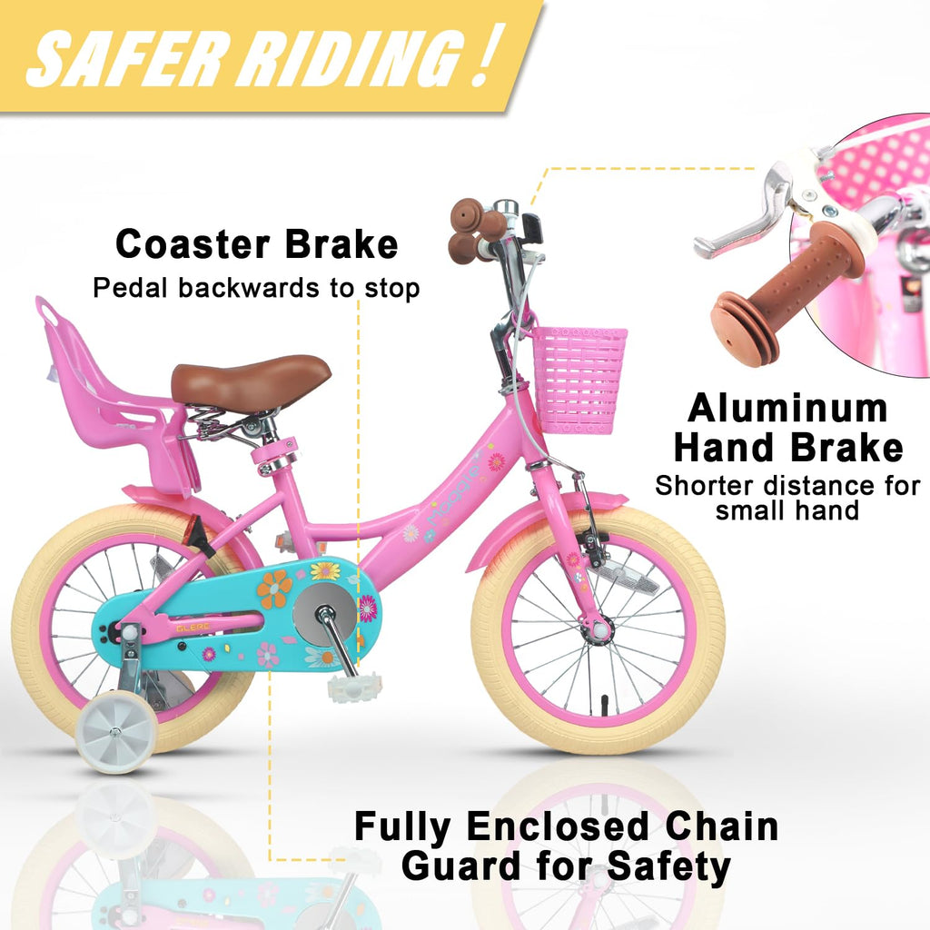 12-20 Inch Kids Bike with Training Wheels P95315