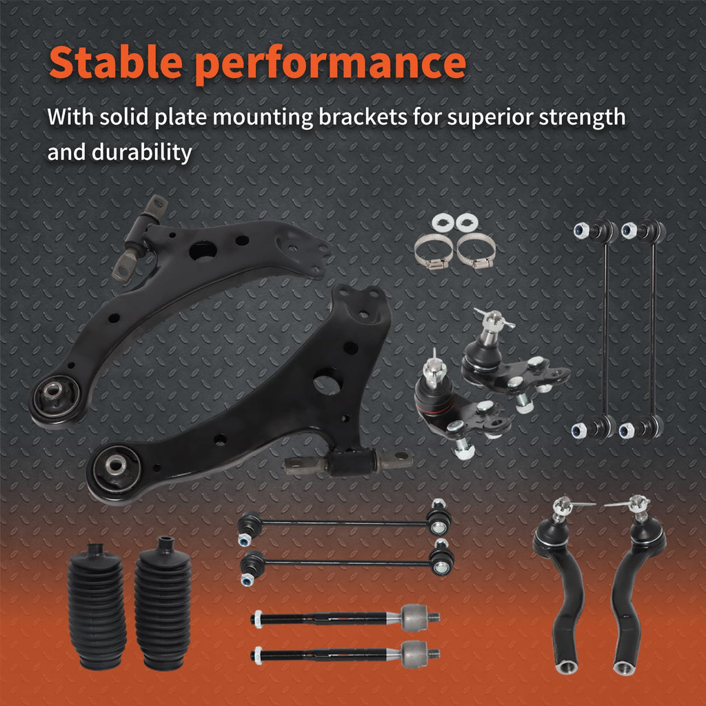 14PCS Front Lower Control Arm Suspension B417