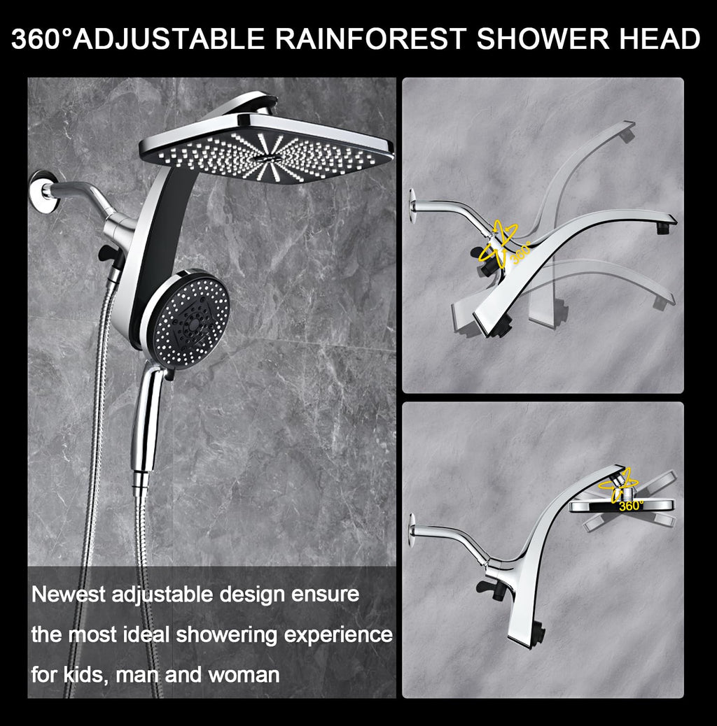 Chrome Handheld Rain Shower Head N302705