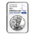 2017 $1 American Silver Eagle Coin MS70 I958
