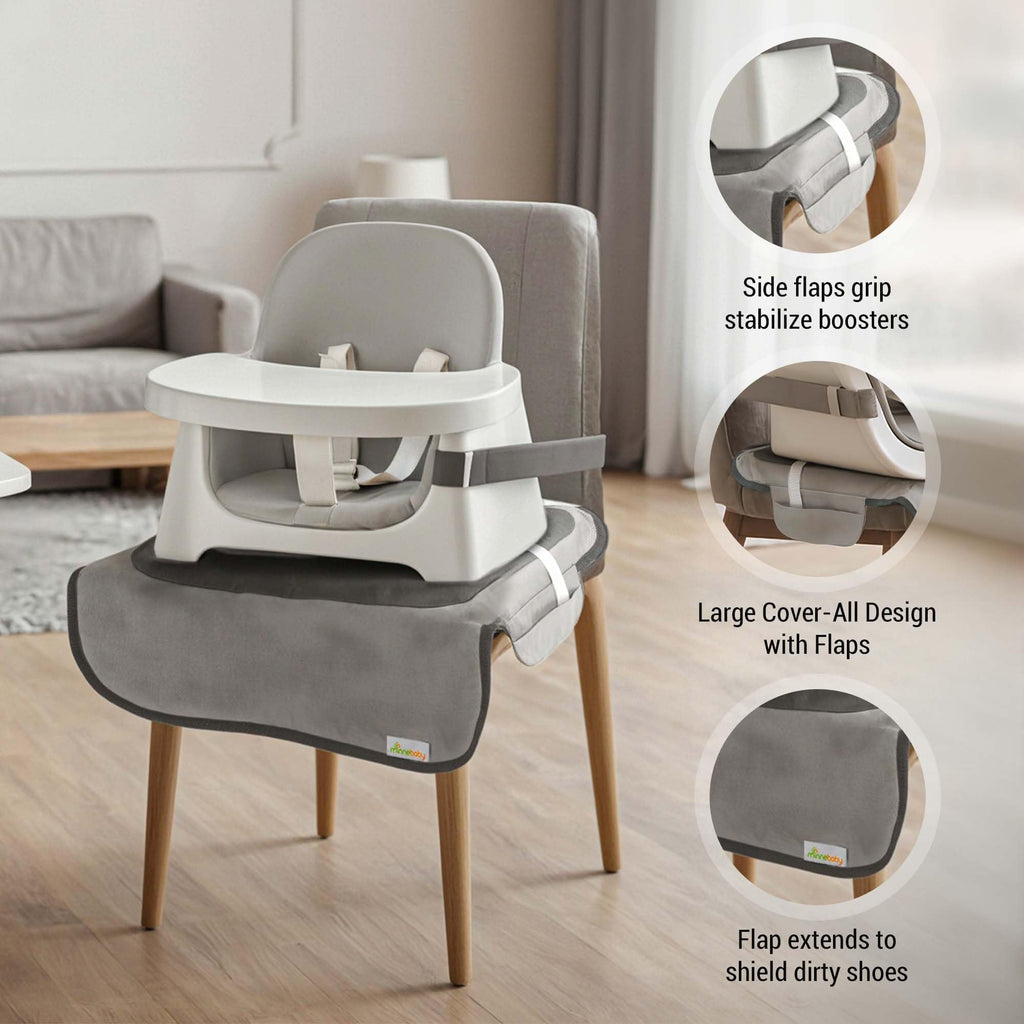 Extra Large Grey Booster Chair Protector Cover Y4682