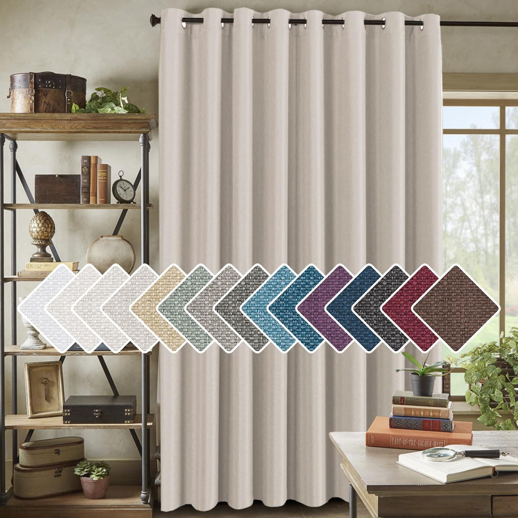 Polyester Room Darkening Blackout Curtain 100 x 84 Inches G615491
