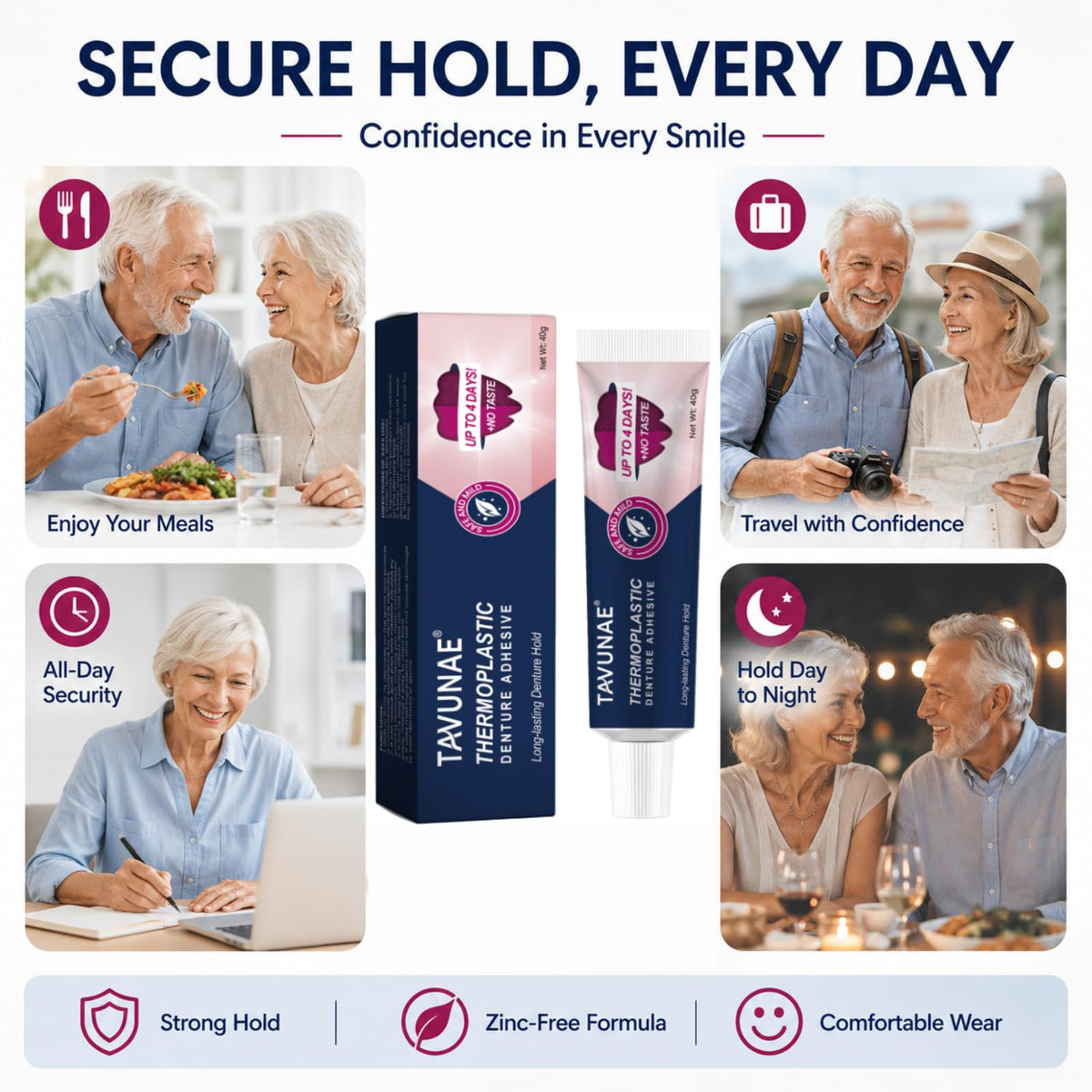 Adhesive Cream Denture Kit C49080