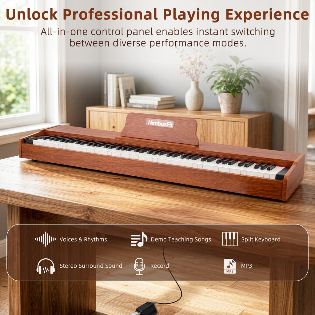 88 Keys Hammer Weighted Digital Piano Q2793