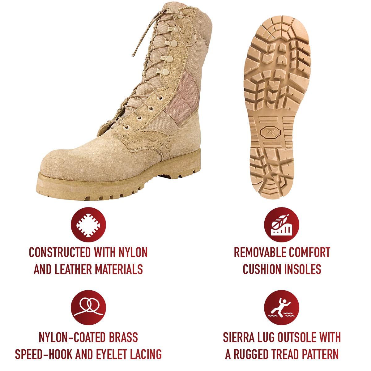 8 Inch Tactical Boots K4212