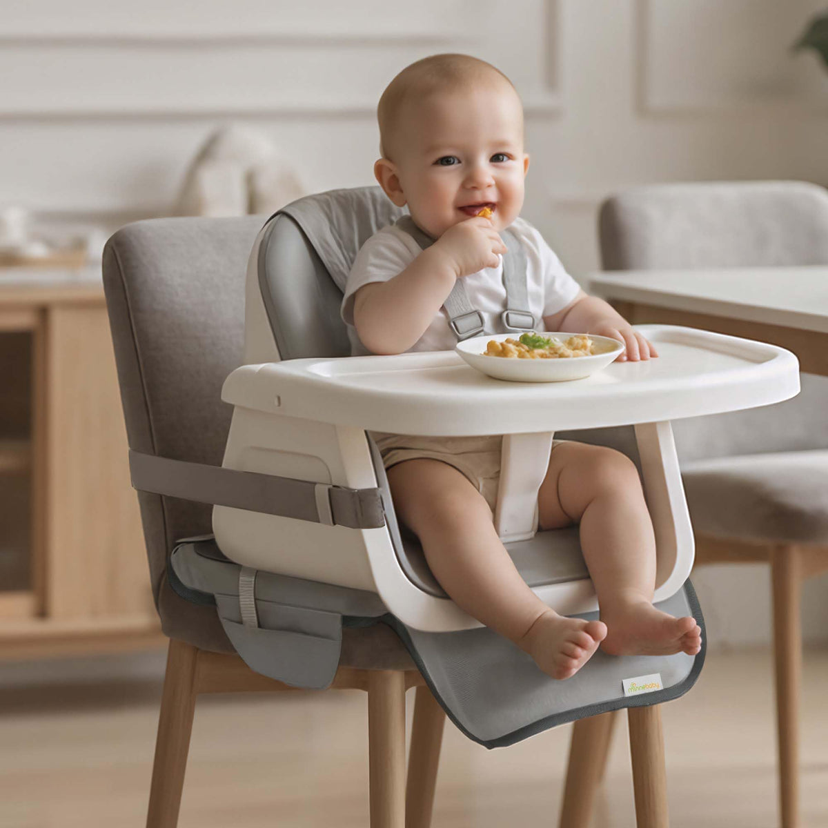 Extra Large Grey Booster Chair Protector Cover Y4682