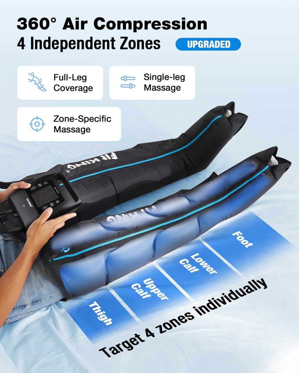 Cordless Full Leg Massager M6388