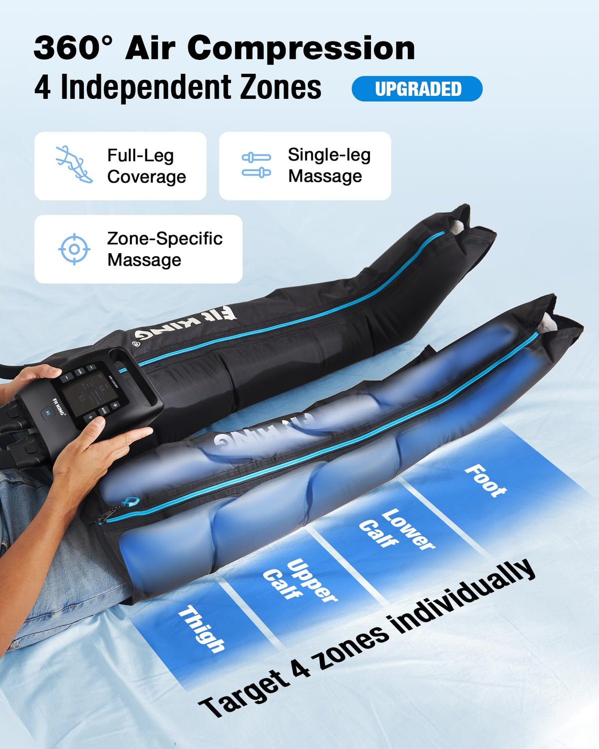 Cordless Full Leg Massager M6388