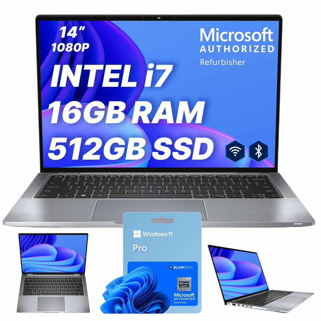 14" FHD Intel Core i7 16GB RAM 512GB SSD Windows 11 Pro Laptop S55462