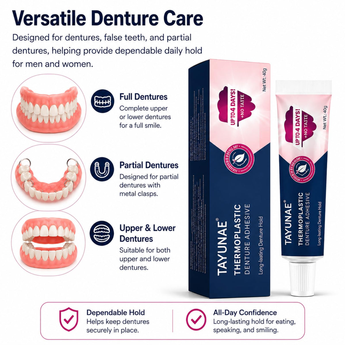 Adhesive Cream Denture Kit C49080