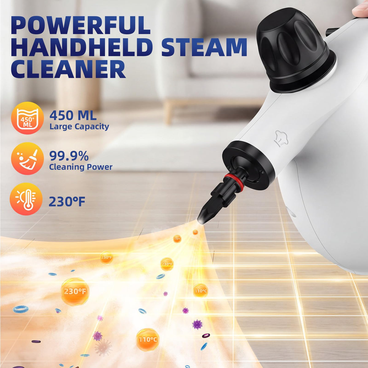 Handheld Steam Cleaner with 11PCS Accessories N60715
