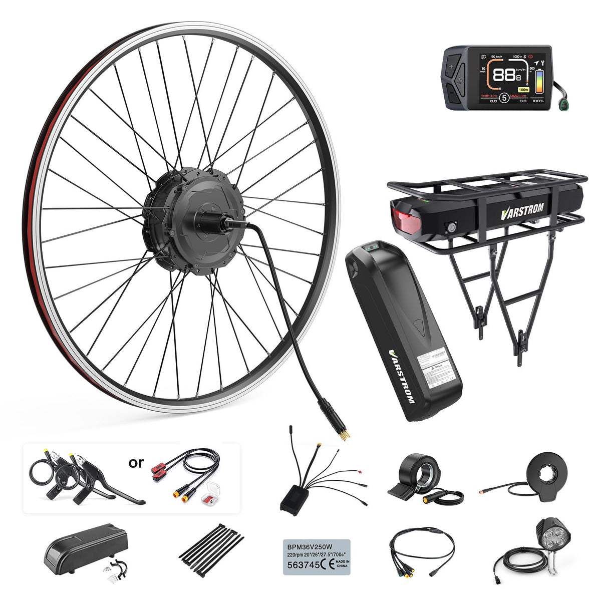 48V 500W 750W Hub Motor Kit G789778