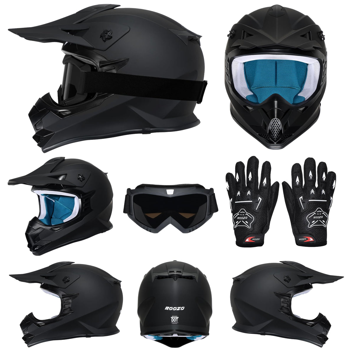 Kids DOT Approved Motocross Helmet Q7715