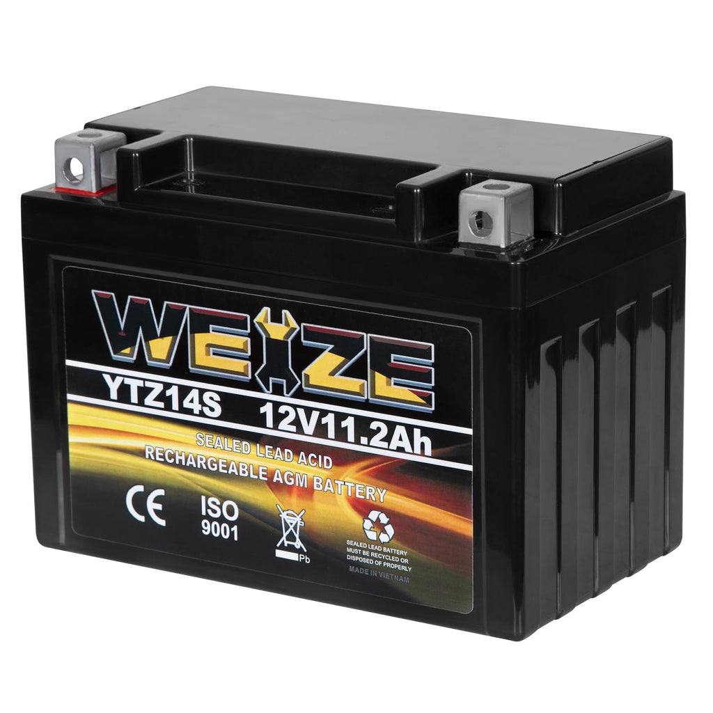 12V 11.2AH 230CCA Maintenance Free Sealed AGM Motorcycle Battery A569
