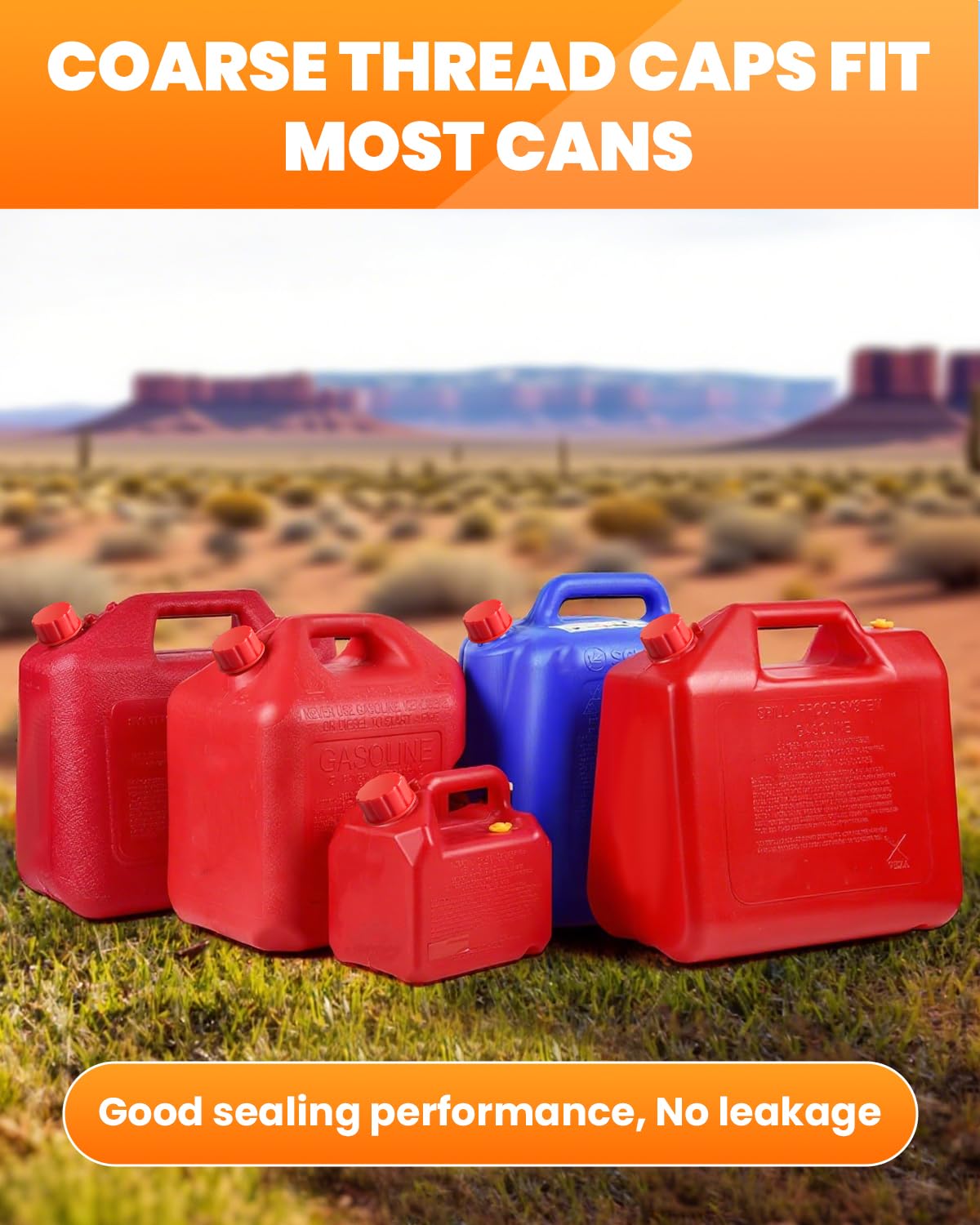 Red 5 Gallon Gas Can Replacement Caps R976