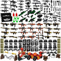 Military Weapon Set with Helmet Body Armor Cloak and Motorcycles A4050
