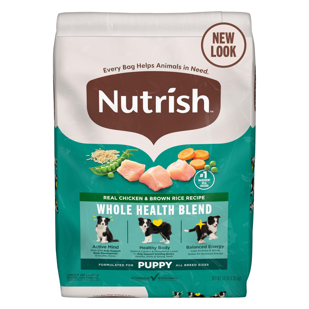 Chicken & Brown Rice Dry Dog Food 14 lb. Bag Y898