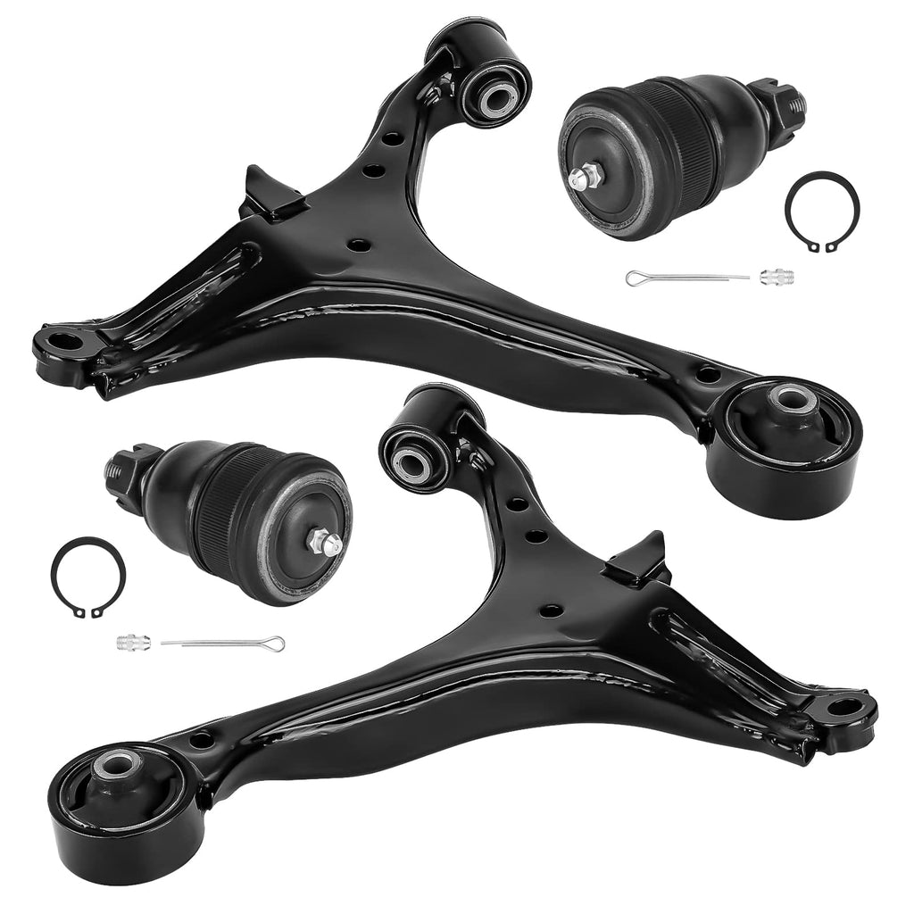 Front Lower Control Arm Suspension Kit with Ball Joints Sway Bars Outer Tie Rods 8pcs L367390