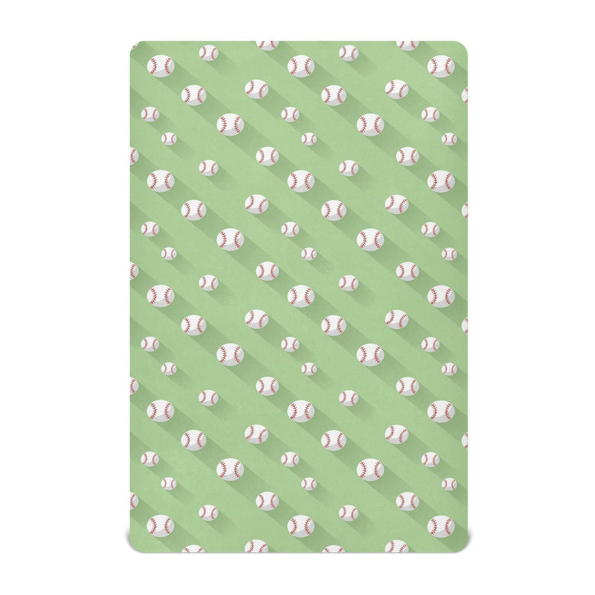 Baseball 3D Print Crib Sheet 52" x 28" E550015