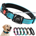 Blue IP68 Waterproof Reflective Dog Collar with AirTag Holder C34349