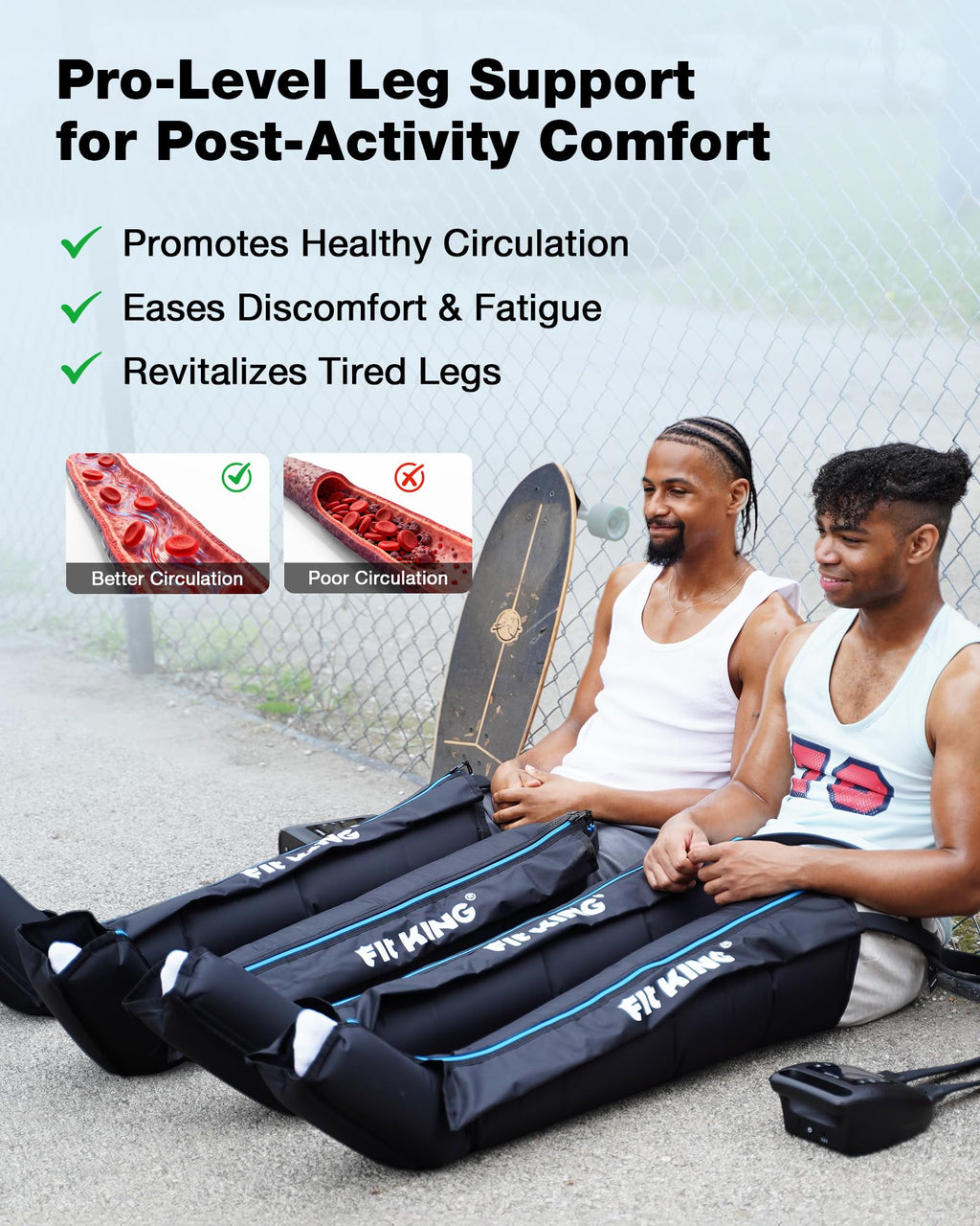 Cordless Full Leg Massager M6388