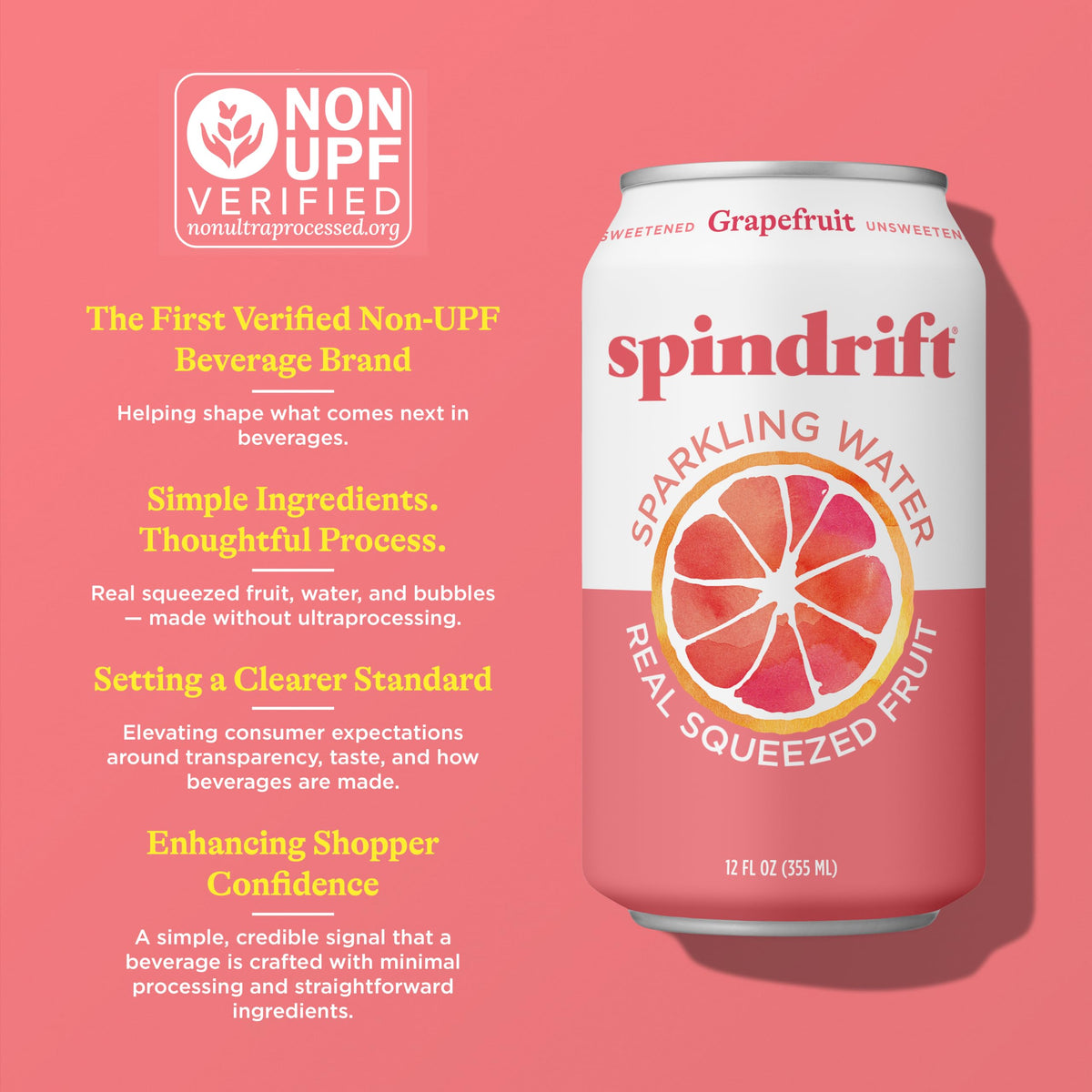 Grapefruit Flavored Sparkling Water 12 Fl Oz (Pack of 24) K429