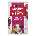 Moist & Meaty Soft Dog Food Pouches, 36 ct W7240