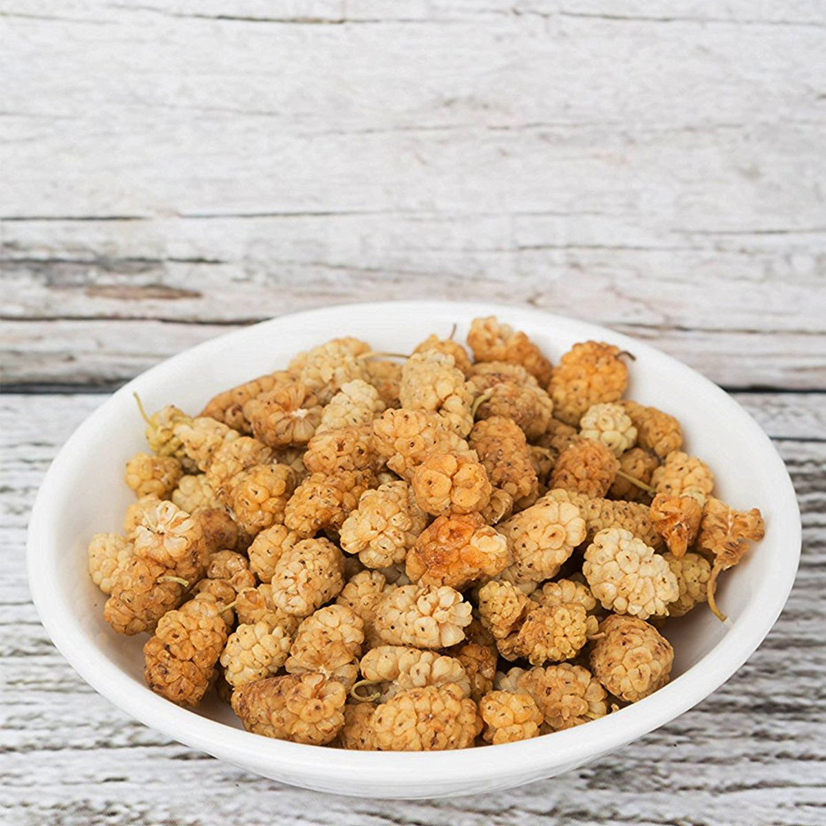 32oz Raw Organic White Sun Dried Mulberries B4158