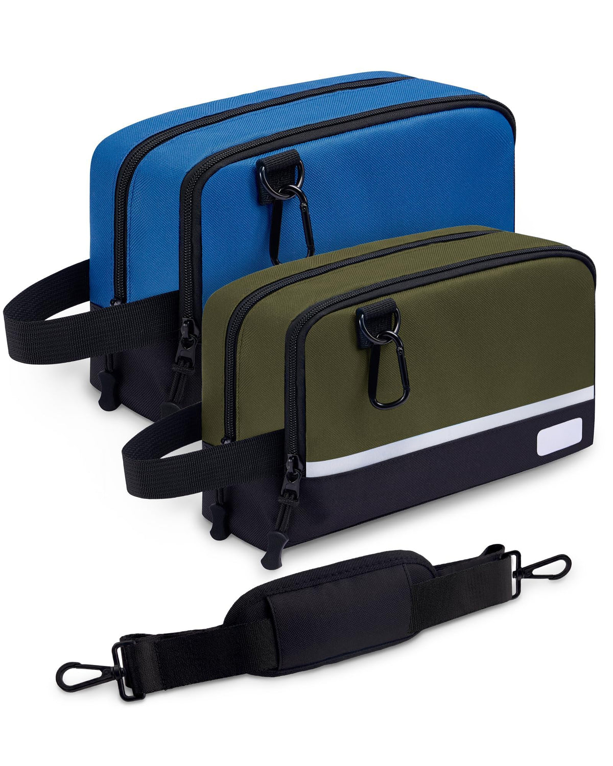 2 Pack Small Tool Bags with Strap 12" & 10" I101