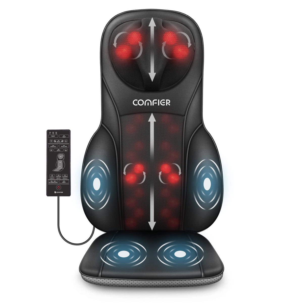 Shiatsu Back Massager with Heat N307