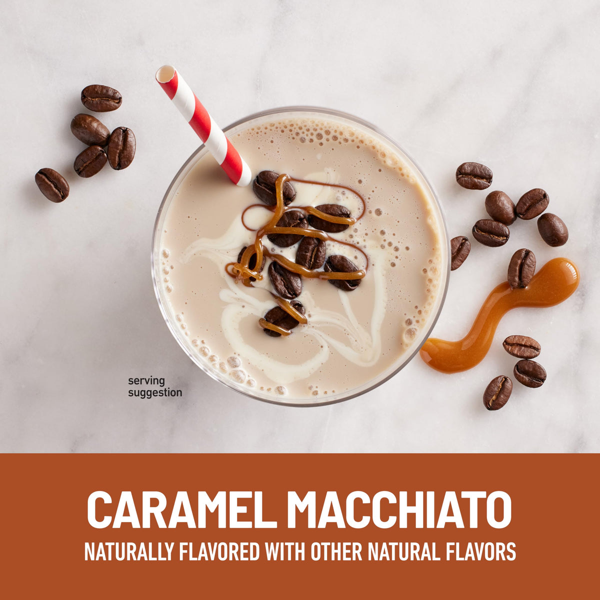 Caramel Macchiato 20g Protein Meal Replacement Shake 12 Count D479