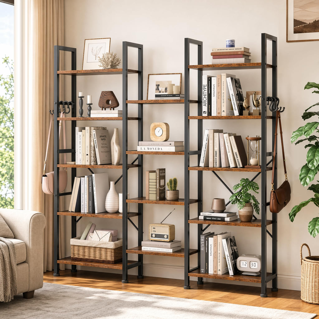 5 Tier Bookshelf with 14 Display Shelves O53360