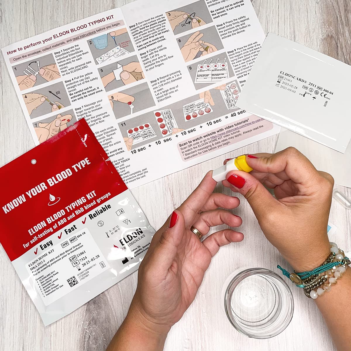 Home Blood Typing Kit O867