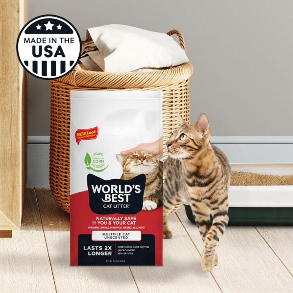 Unscented Cat Litter 15 lb Bag X8863
