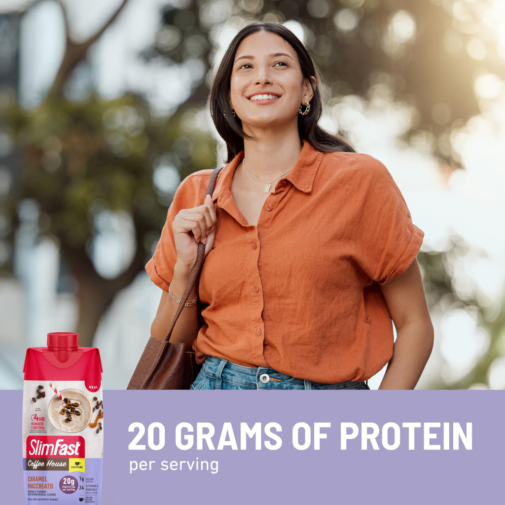 Caramel Macchiato 20g Protein Meal Replacement Shake 12 Count D479