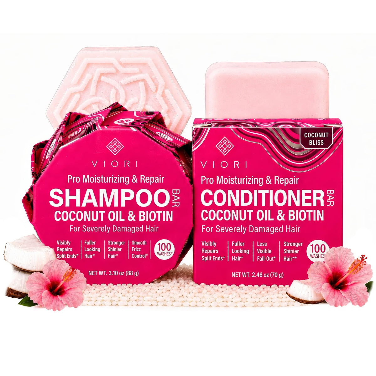 Coconut Repair Shampoo & Conditioner Set Z6169