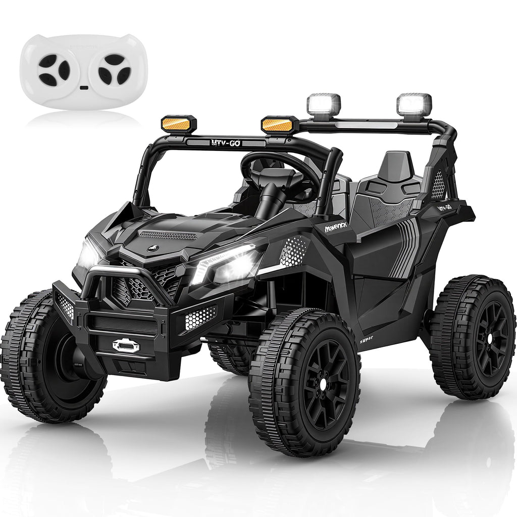 24V Black Ride on Car W9422