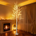 8FT 132LED Prelit Artificial Christmas Tree B619