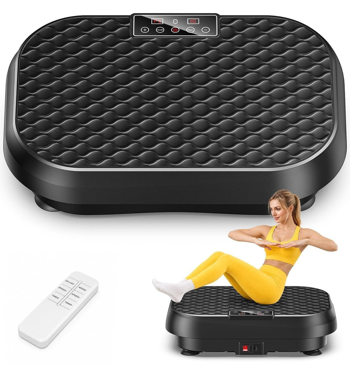 Vibration Plate Exercise Machine 99 Speeds 330 LBS Capacity N645